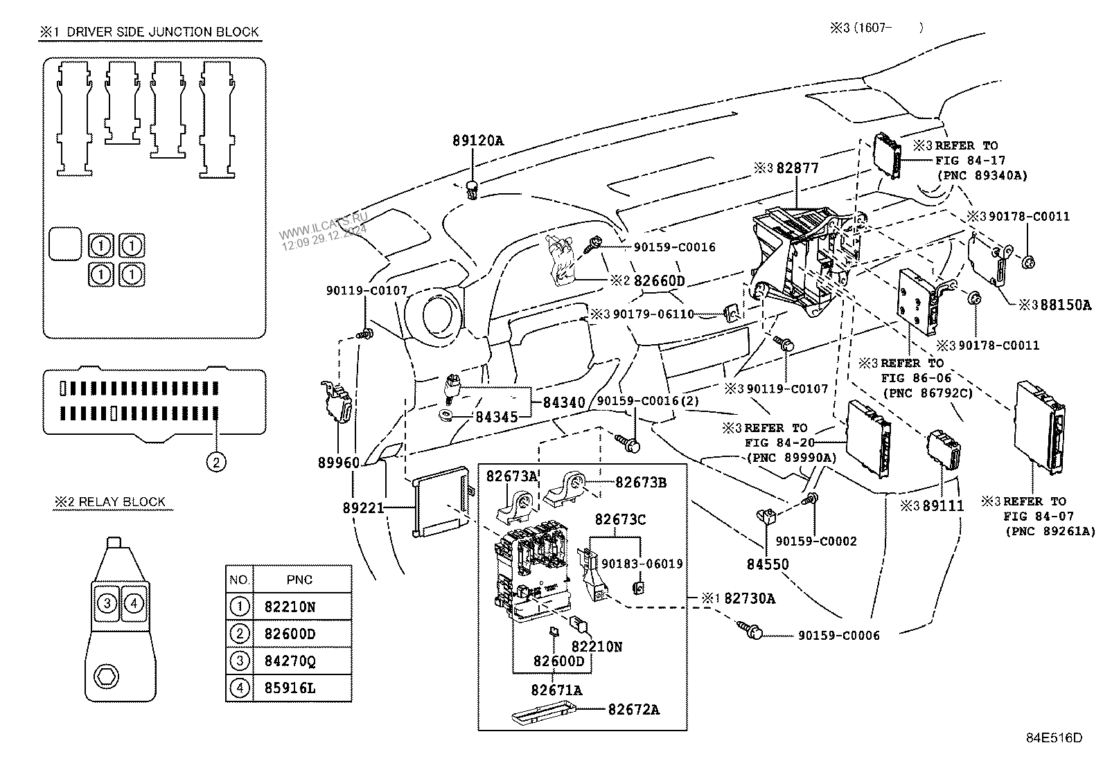 SWITCH & RELAY & COMPUTER TOYOTA RAV4 (CHINA)&(660320)