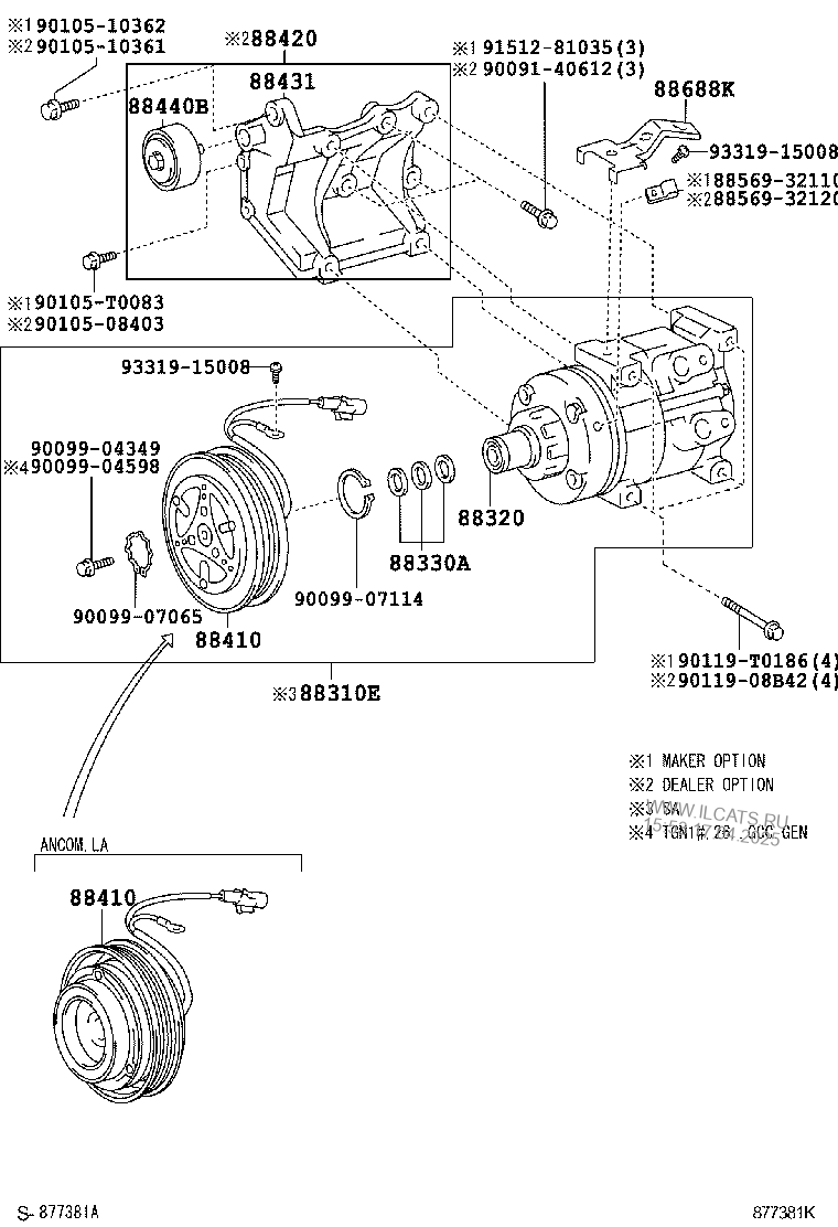 Heating Air Conditioning Compressor Toyota Hilux Nbsp 672370