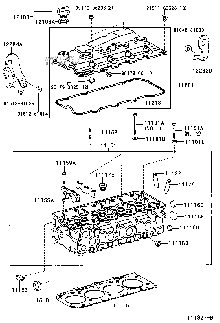 CYLINDER HEAD TOYOTA LAND CRUISER PRADO&(781140)