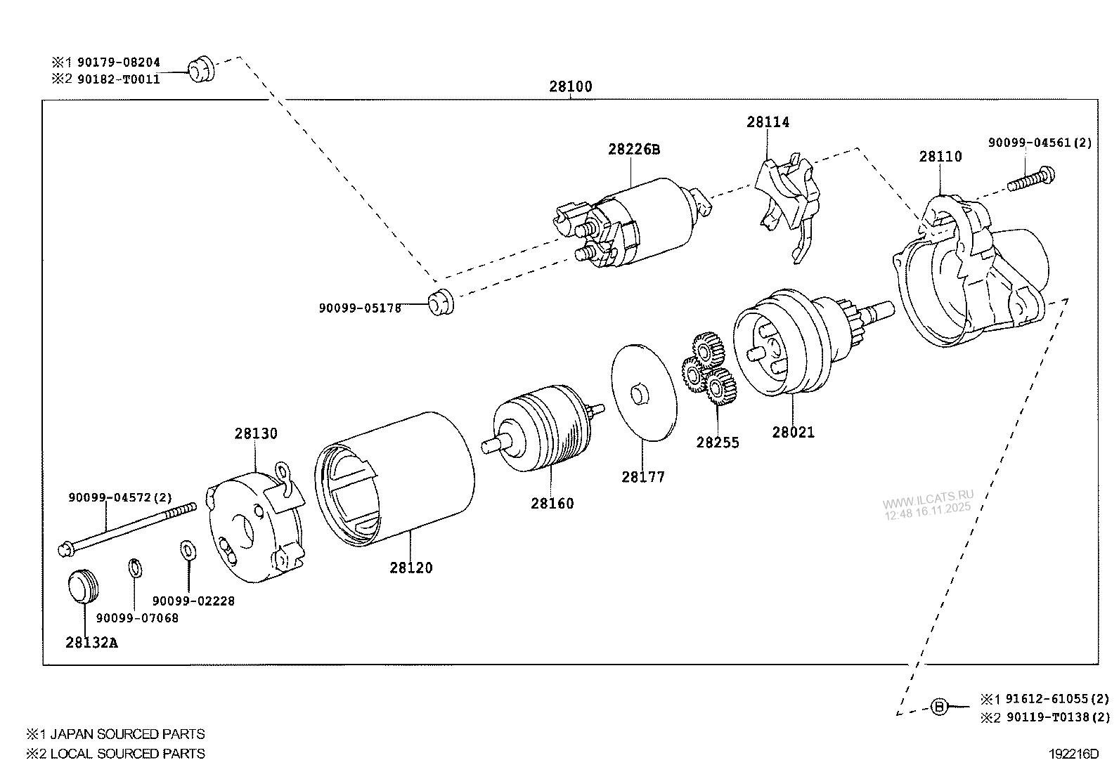 STARTER TOYOTA HIACE/REGIUSACE&(711150)