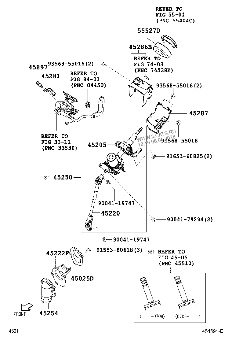 STEERING COLUMN & SHAFT TOYOTA PASSO&(113120)