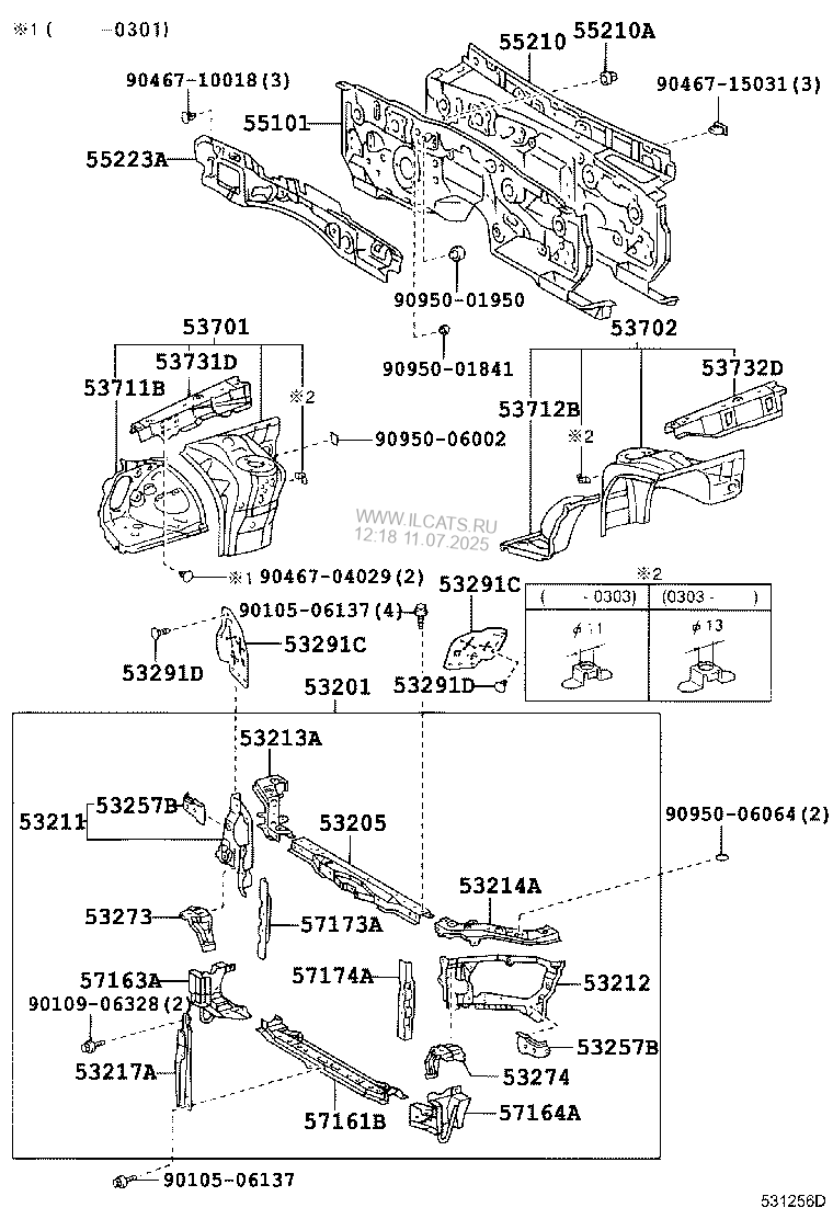 front-fender-apron-dash-panel-toyota-mark-2-mark-2-blit-311190