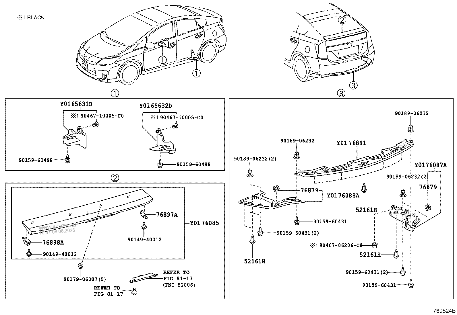MUDGUARD SPOILER TOYOTA SPRINTER 152130 