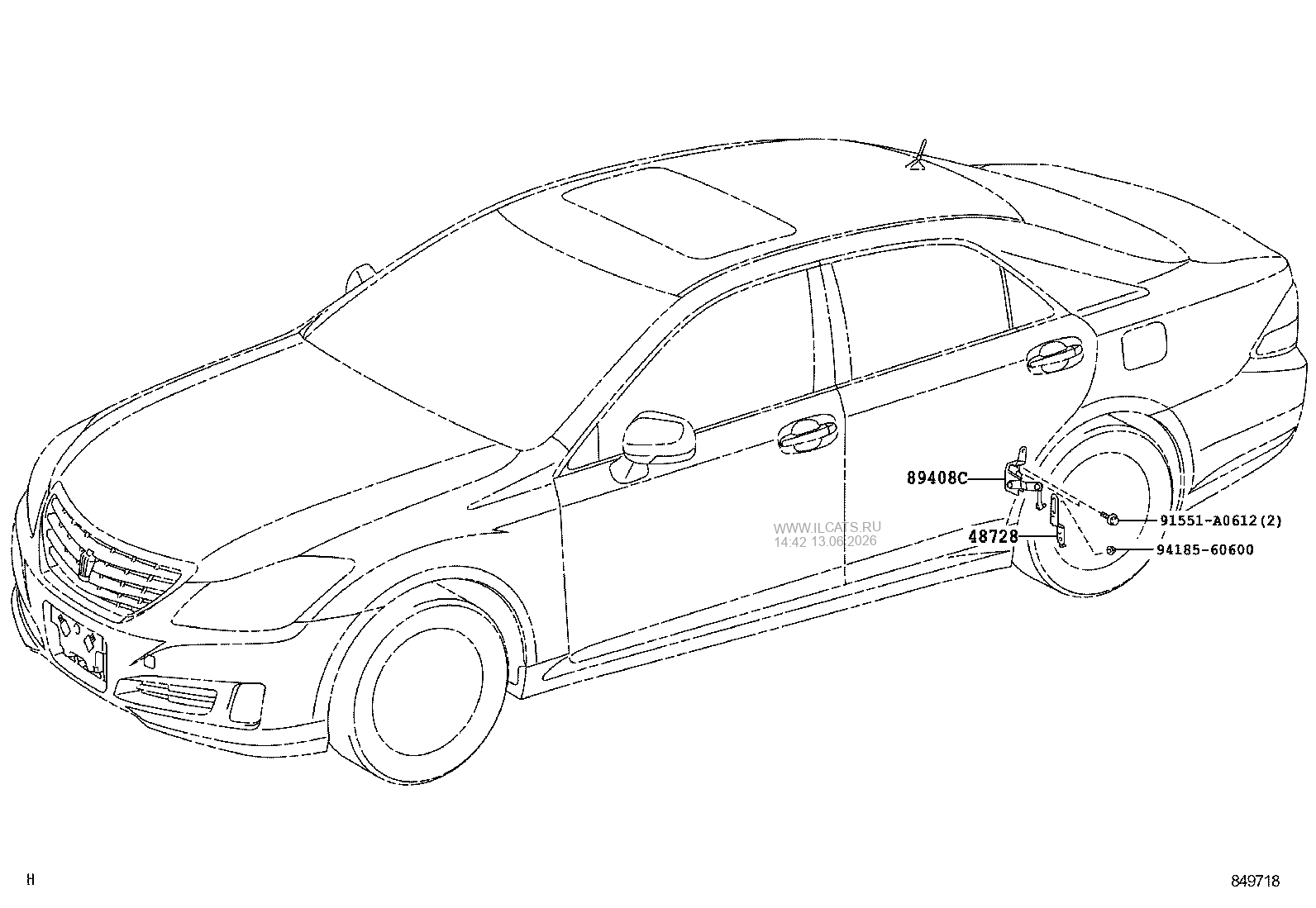 ELECTRONIC HEIGHT CONTROL TOYOTA CROWN 3311C0 