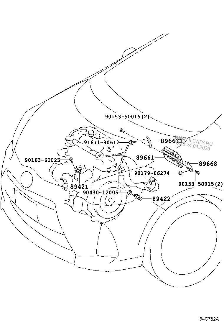 ELECTRONIC FUEL INJECTION SYSTEM TOYOTA AQUA&(125110)