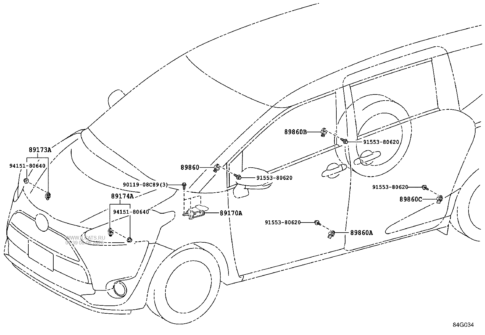 ELECTRONIC FUEL INJECTION SYSTEM TOYOTA PRIUS&(222140)
