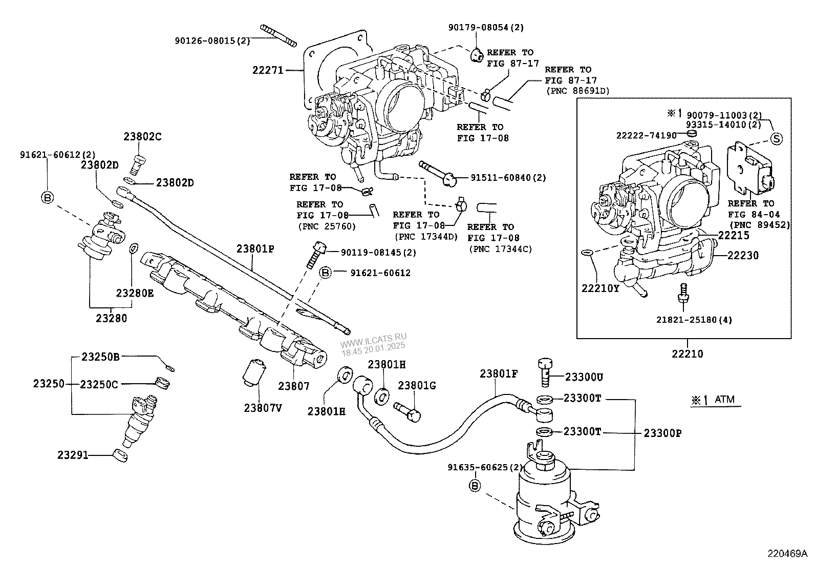 9030107001 toyota размеры