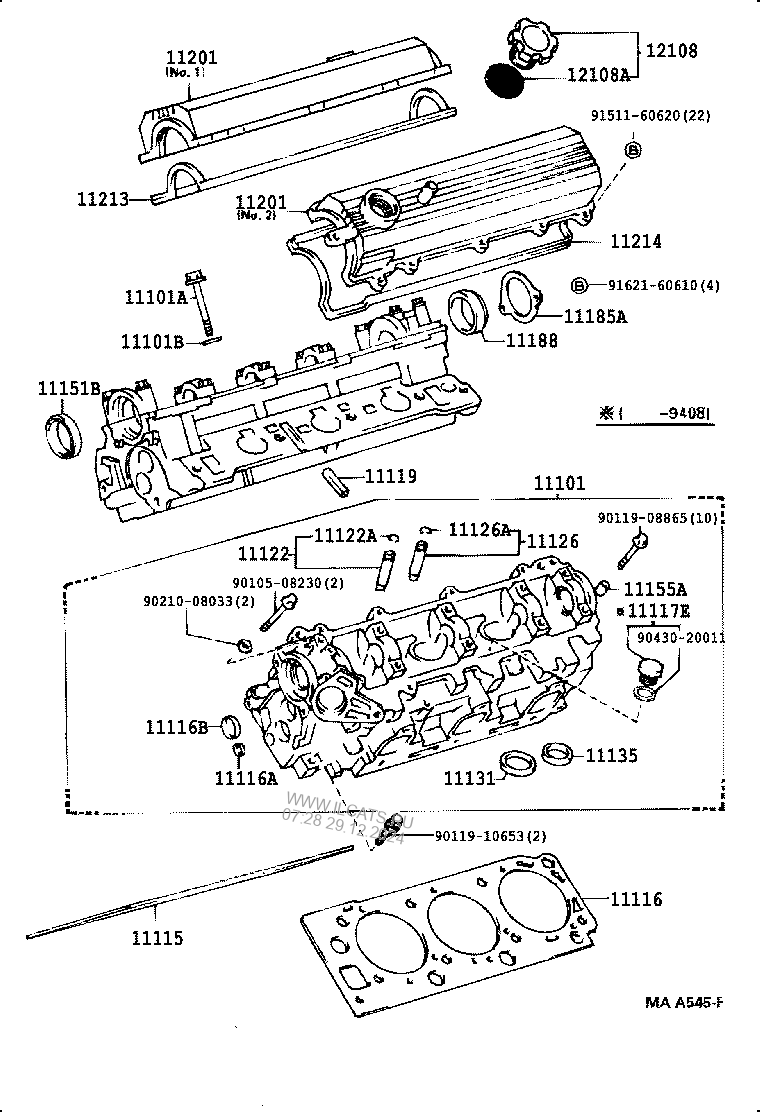 CYLINDER HEAD TOYOTA 4-RUNNER TRUCK (JPP)&(671450)