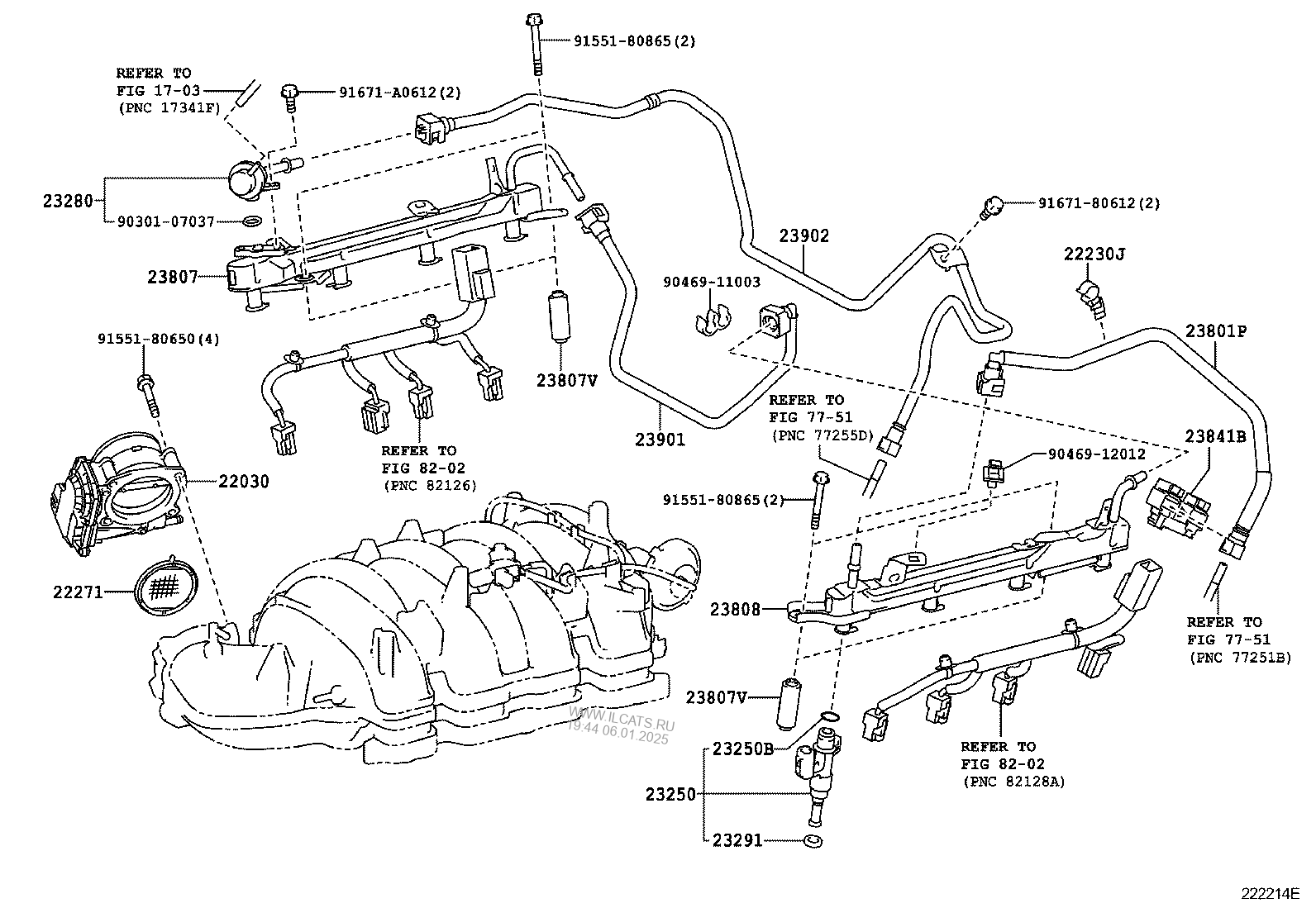 FUEL INJECTION SYSTEM TOYOTA SEQUOIA&(842420)