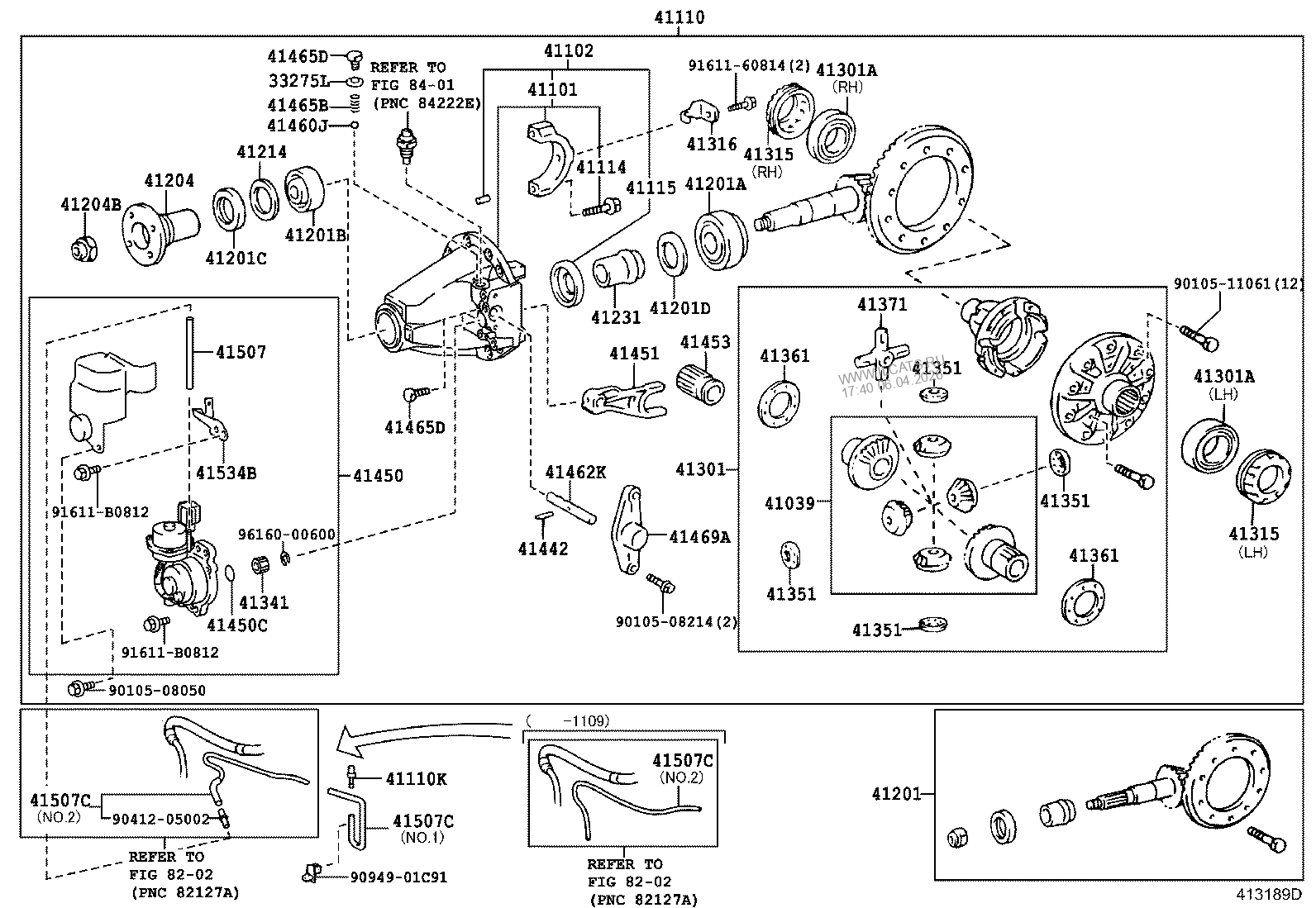 REAR AXLE SHAFT & HUB TOYOTA SCION FR-S/86&(264410)