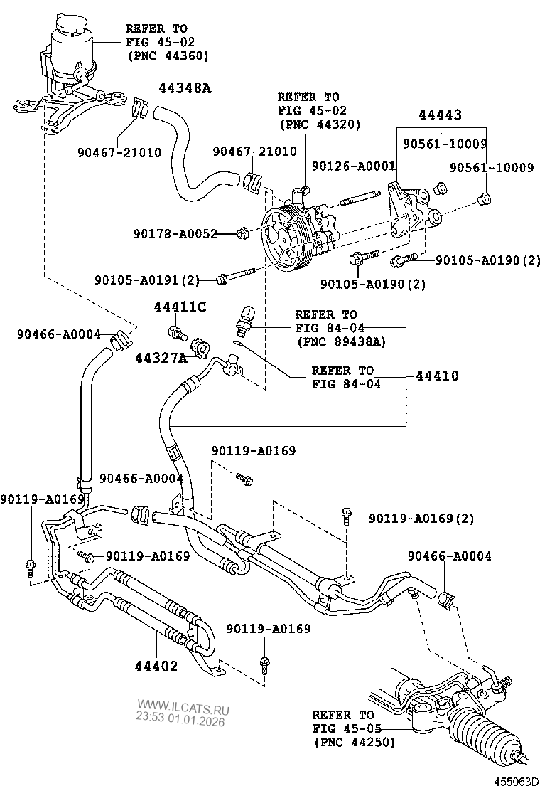 POWER STEERING TUBE TOYOTA SEQUOIA&(842420)