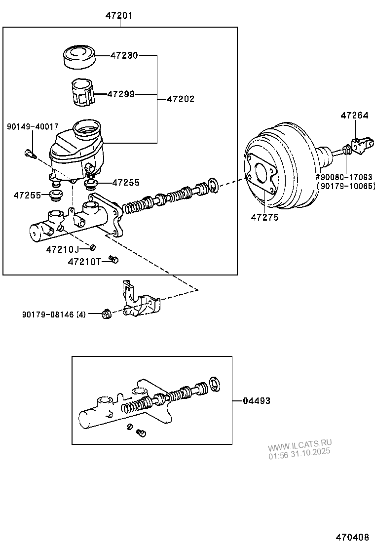 BRAKE MASTER CYLINDER TOYOTA