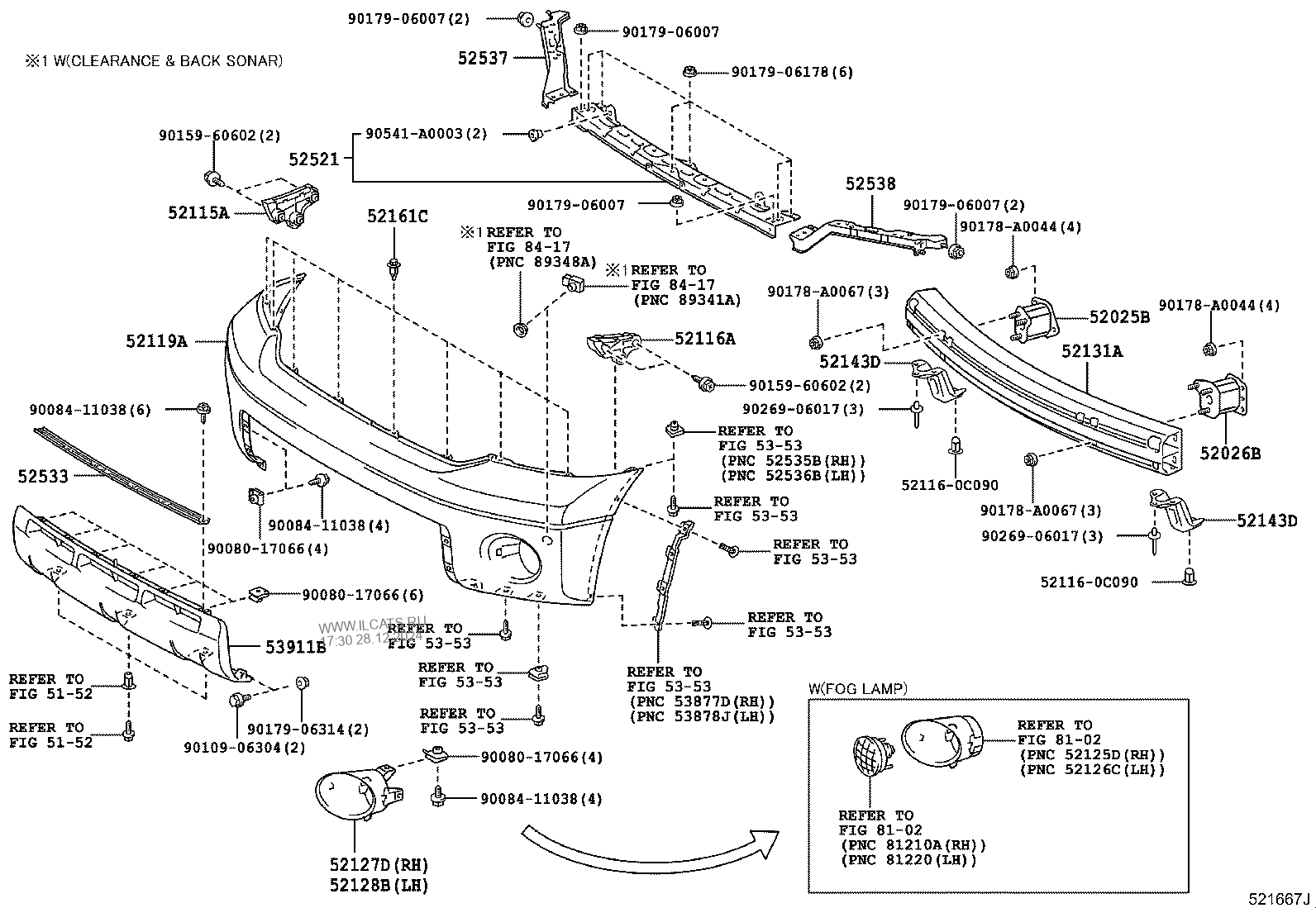 FRONT BUMPER & BUMPER STAY TOYOTA TUNDRA&(841430)