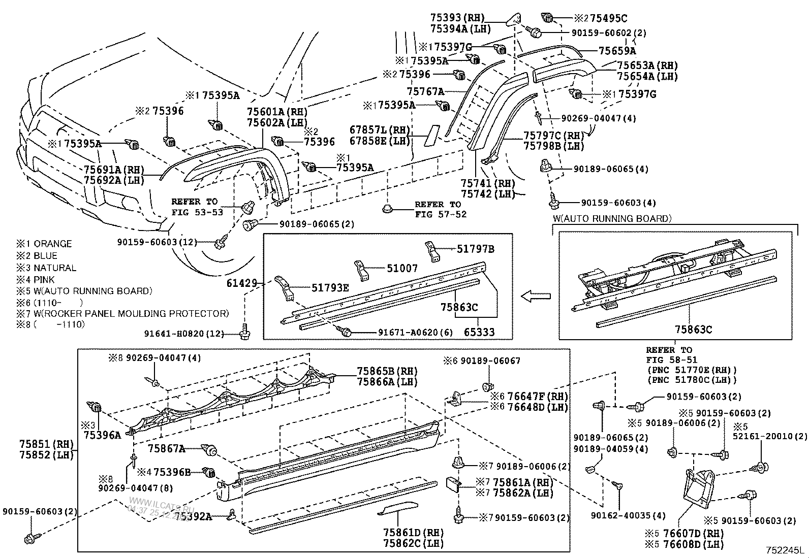 MOULDING TOYOTA 4RUNNER&(671490)
