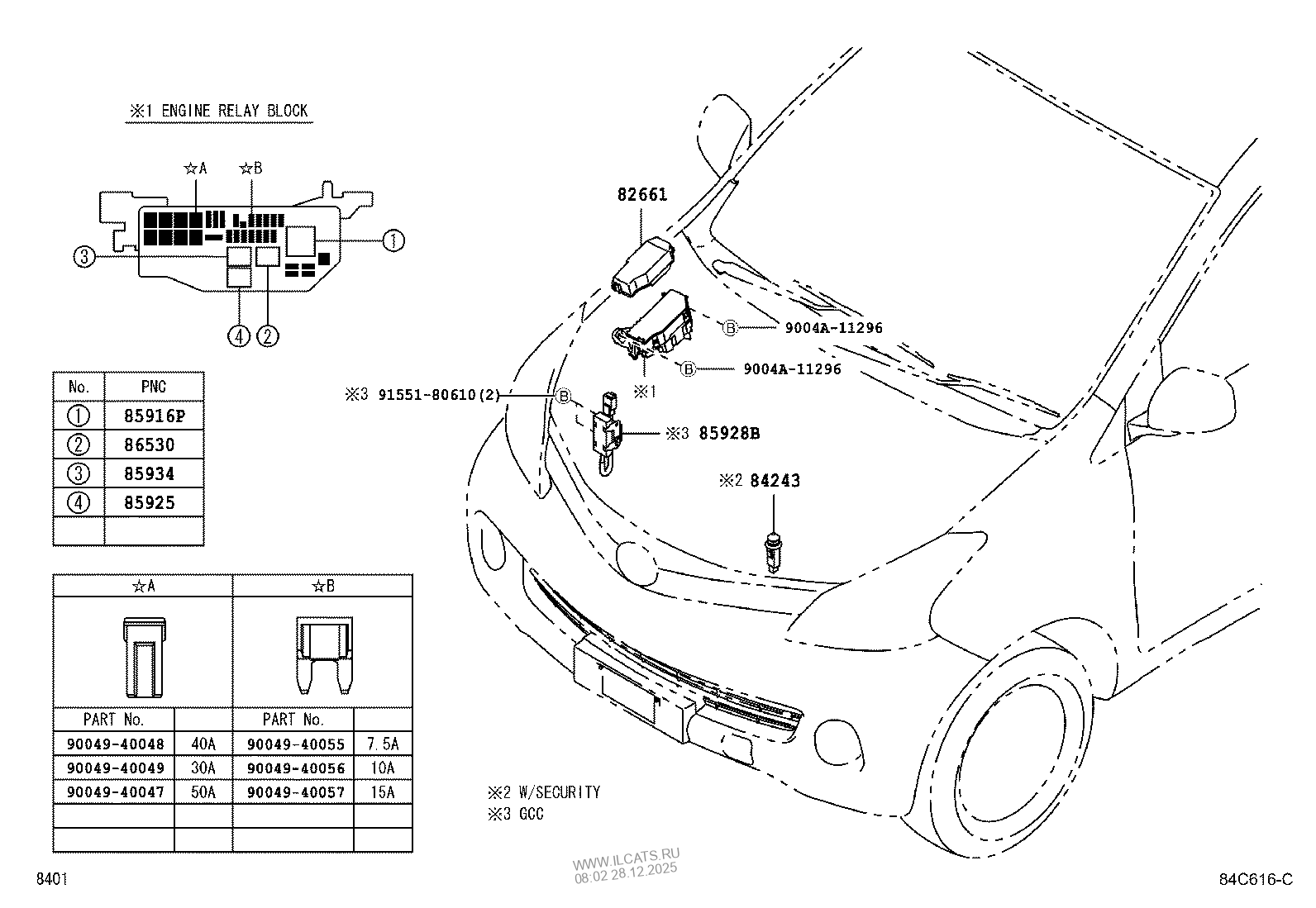 SWITCH & RELAY & COMPUTER TOYOTA AVANZA&(613220)