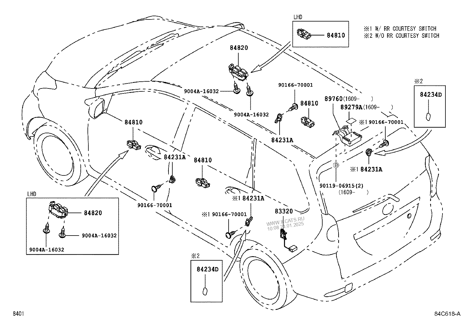 SWITCH & RELAY & COMPUTER TOYOTA AVANZA&(613220)