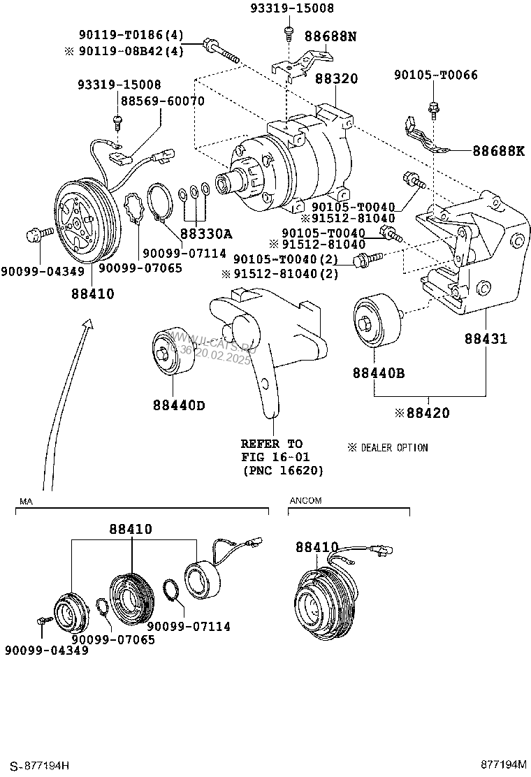 Heating Air Conditioning Compressor Toyota Hilux Nbsp 672370