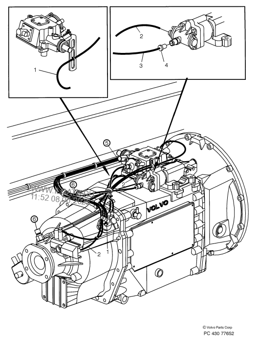 Кпп sr1900 volvo схема