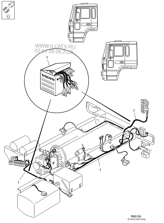 Проводка и предохранители FH12 CHIDW835546-W836344 VOLVO-TRUCKS FH565