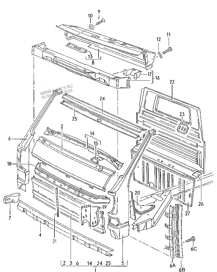 Картер коробки передач. Пластина с гнездом подшипника. Картер сцепления ...