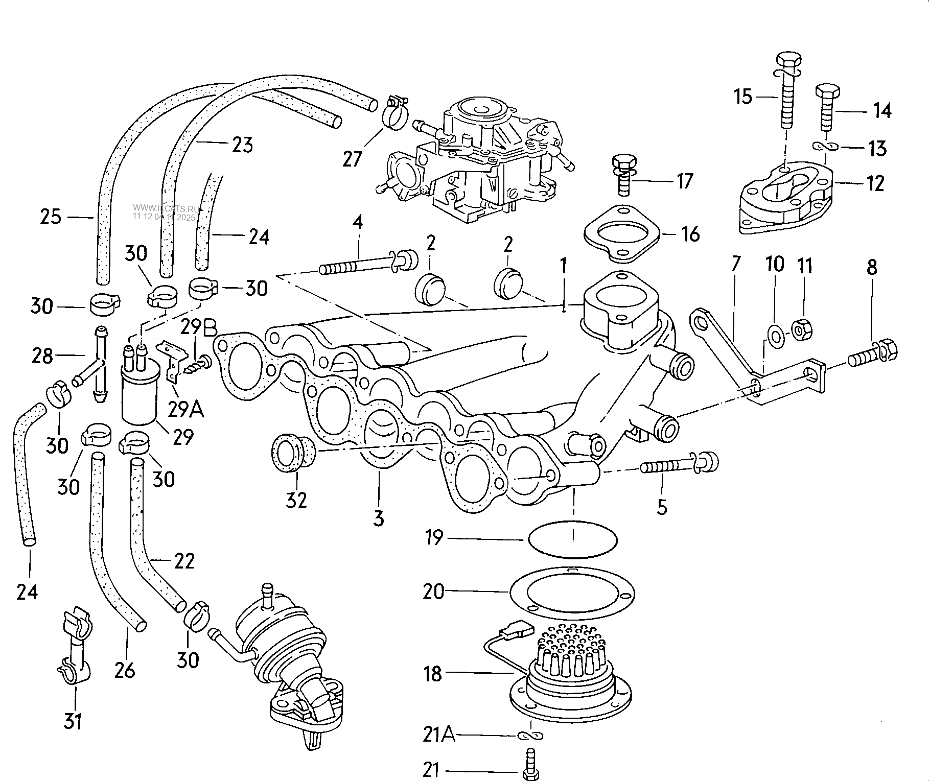 intake system VW CITI GOLF
