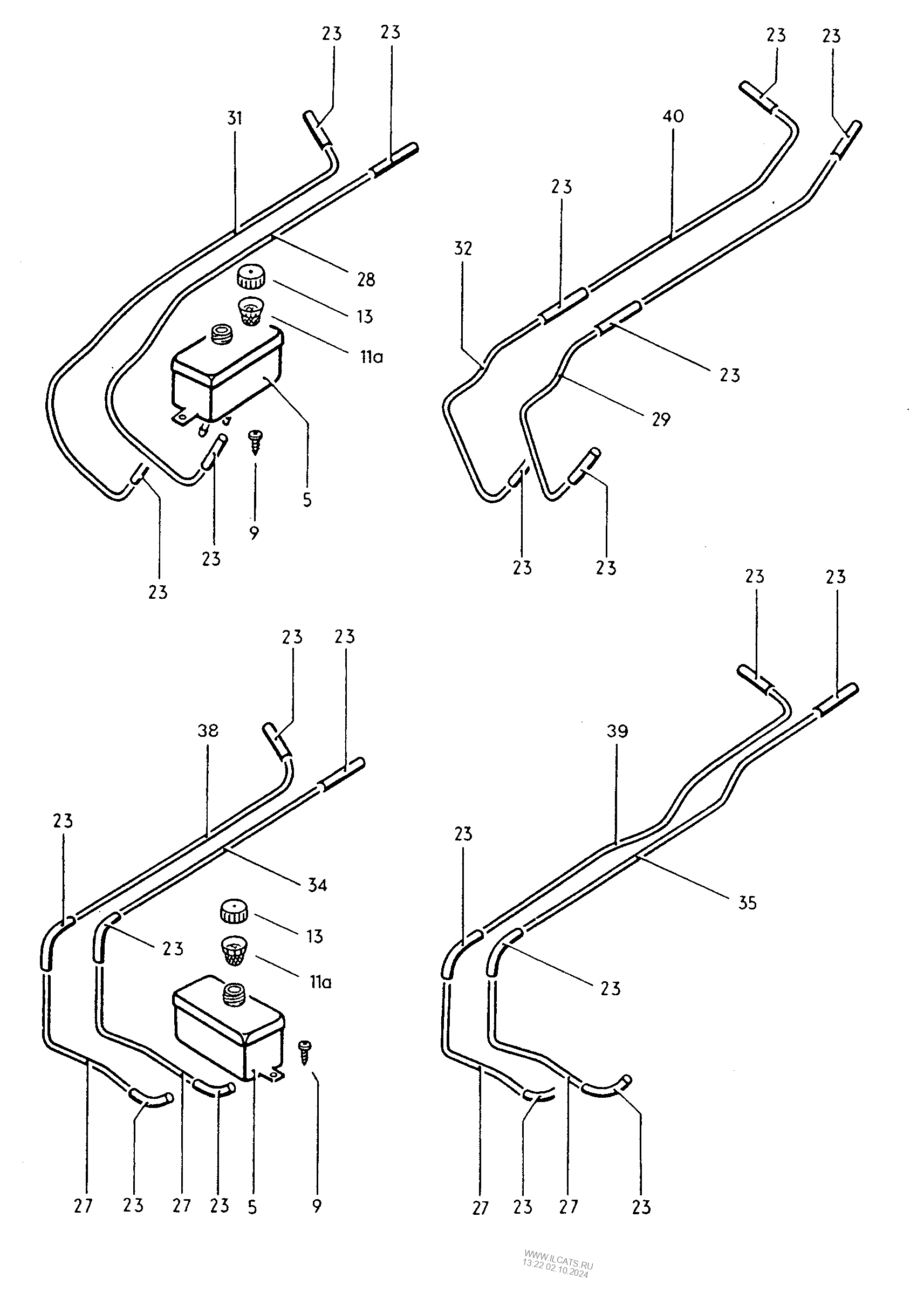 reservoir-line-brake-master-cylinder-single-circuit-drum-brake-f