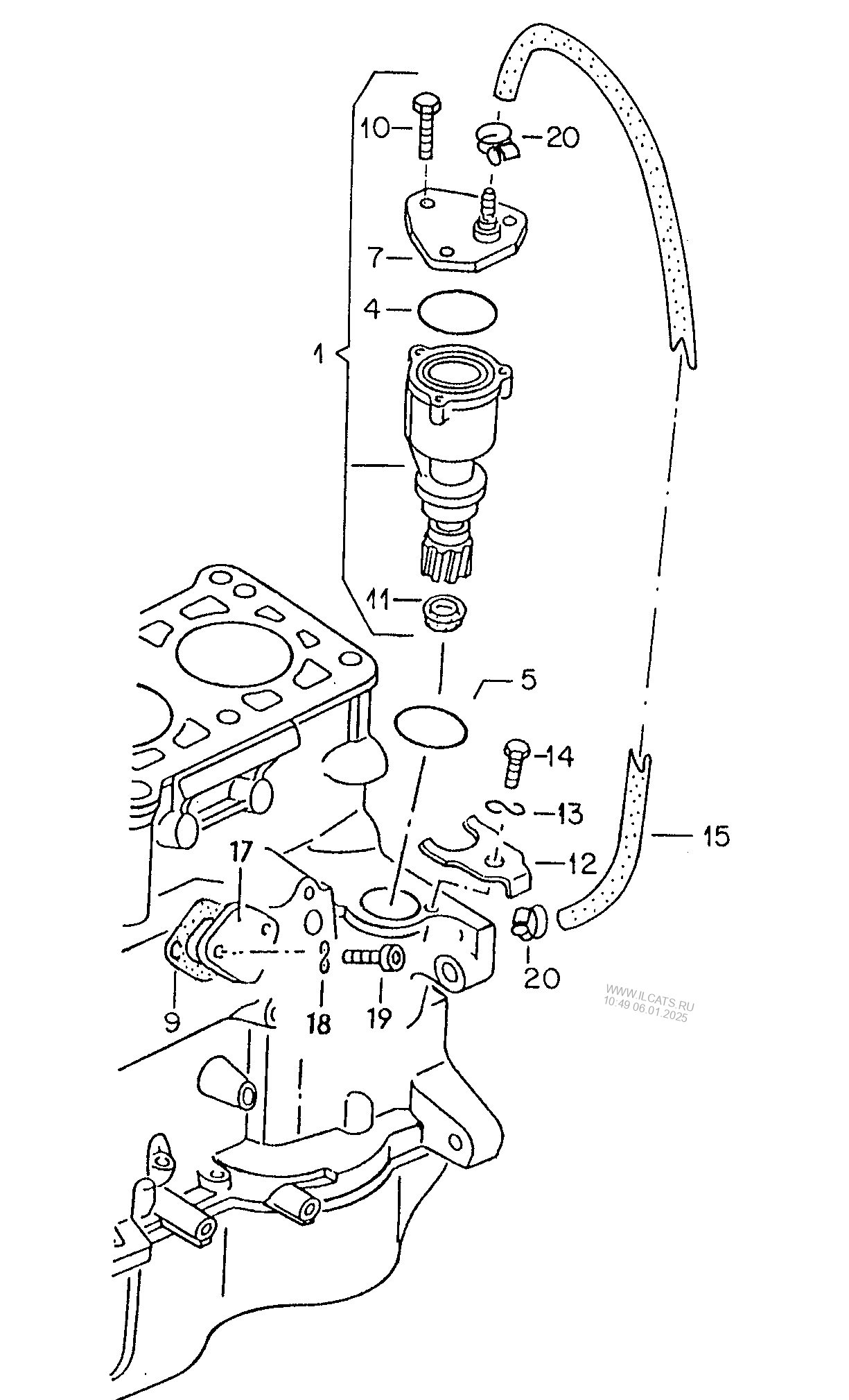 vacuum pump VW GOLF