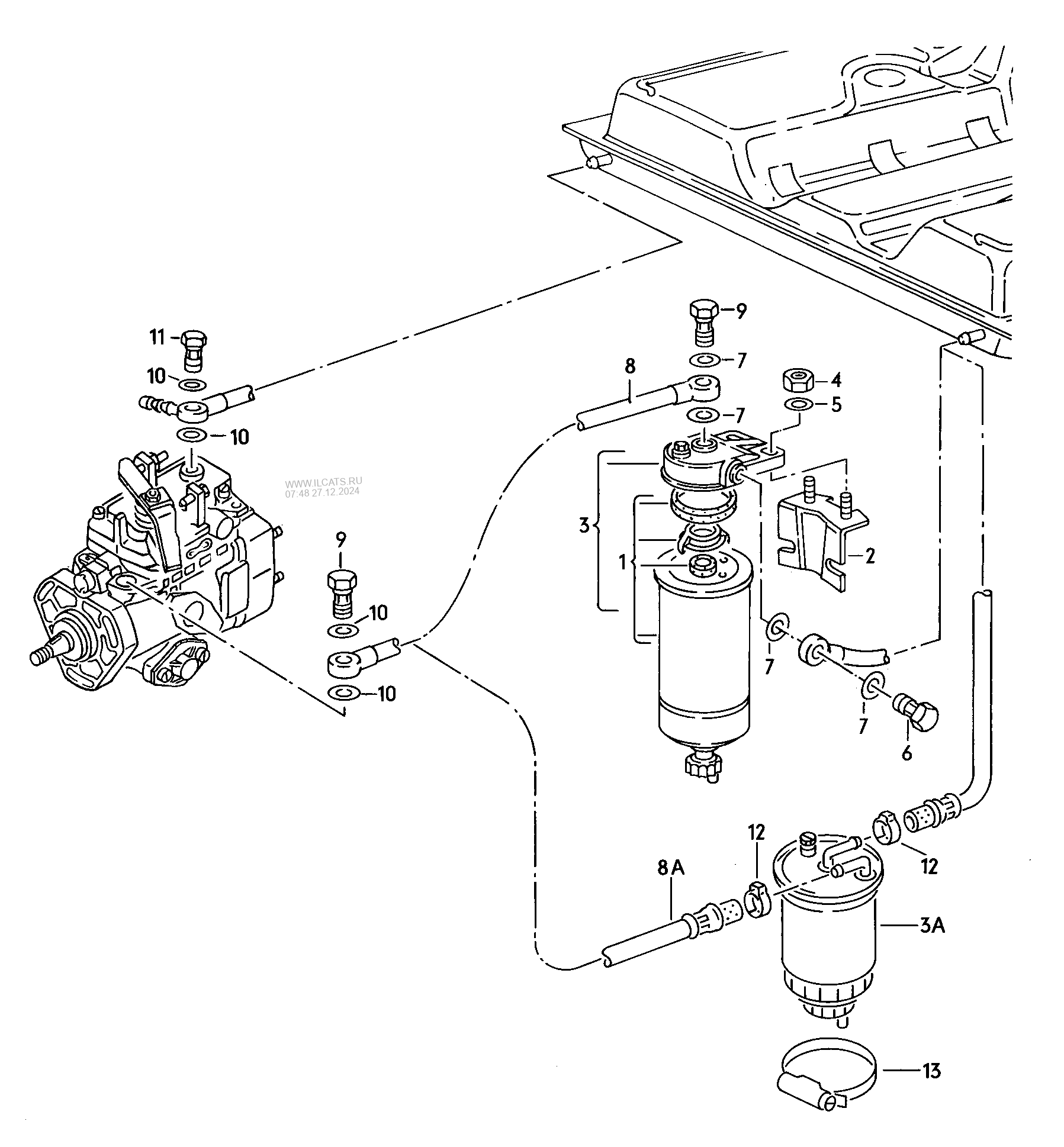 fuel filter VW TYP 2/SYNCRO