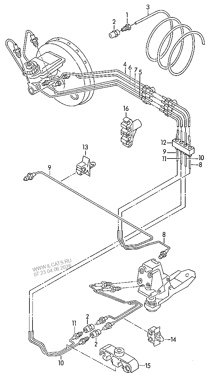 Cover For Luggage Boot For Vehicles With 2nd Evaporator VW