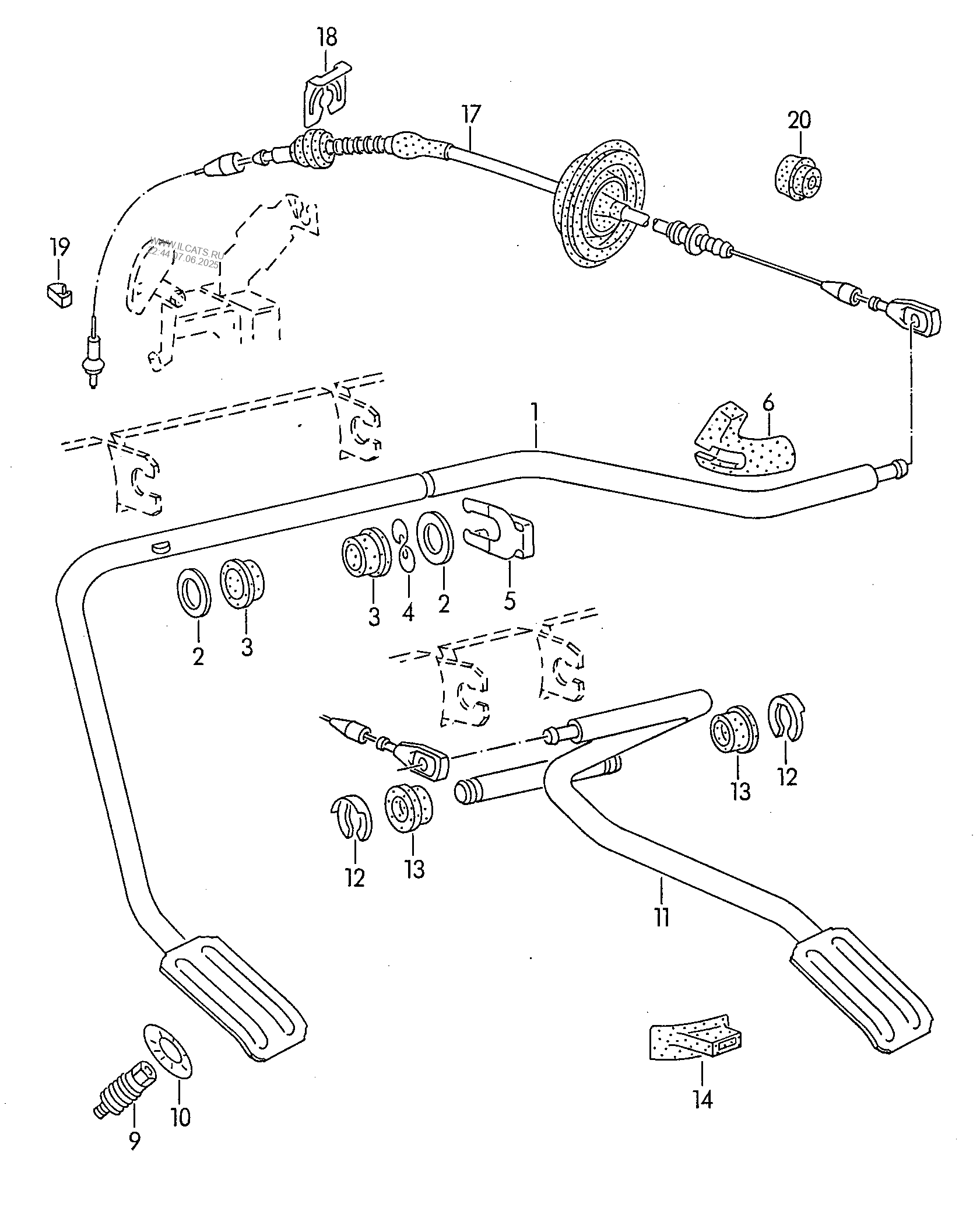 Polo derby vento ind. Втулка AMT рулевого механизма Volkswagen Polo/Derby/Vento-IND