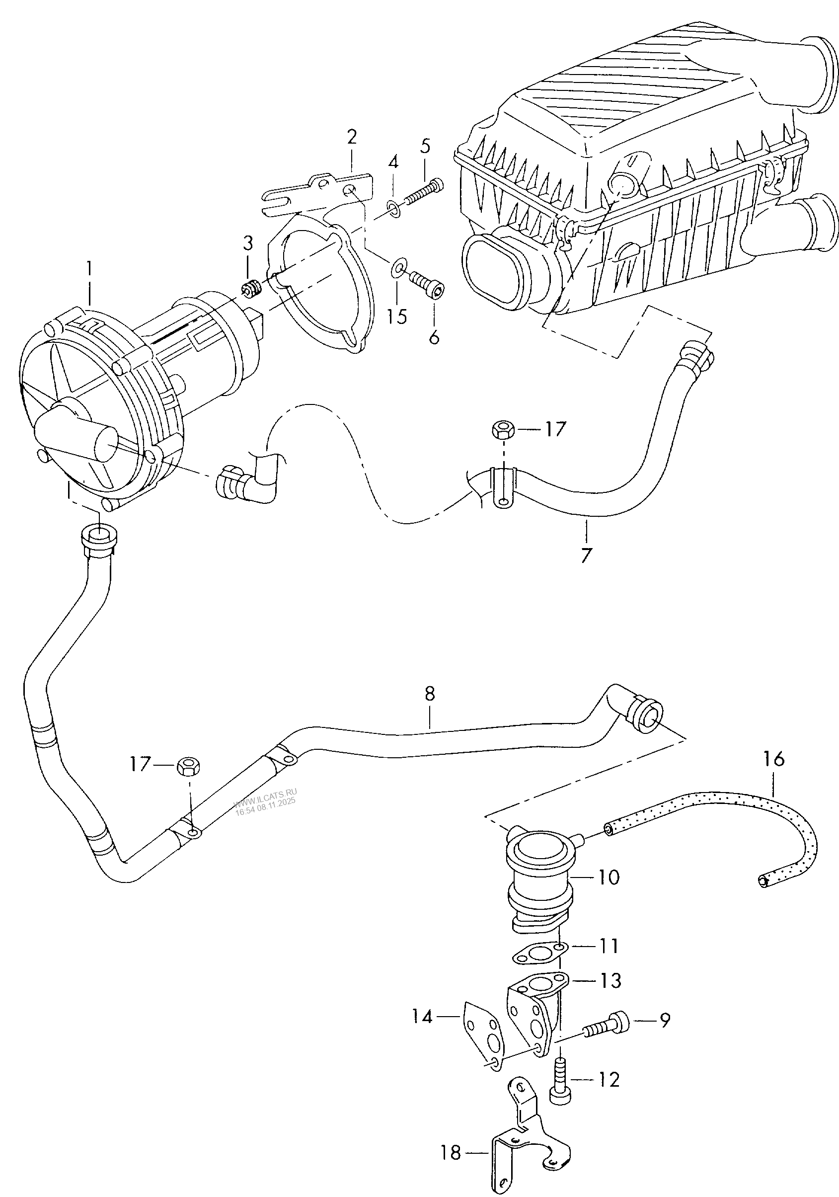 secondary air pump VW