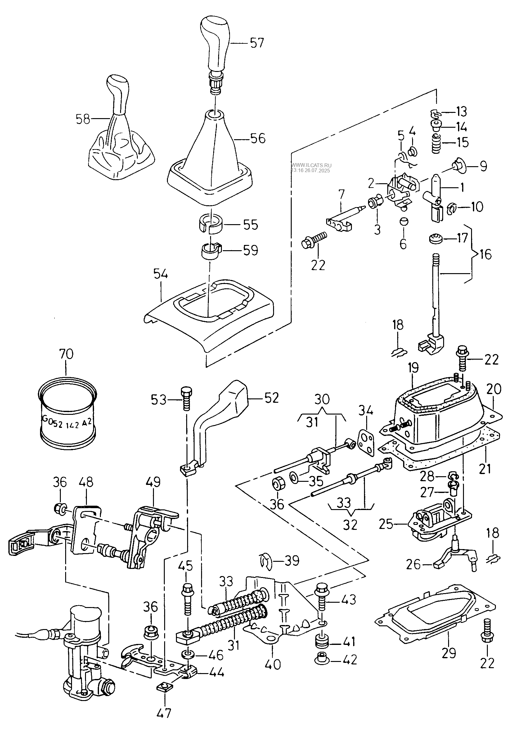 Selector Mechanism Vw Polo Classic Polo Jin Qv