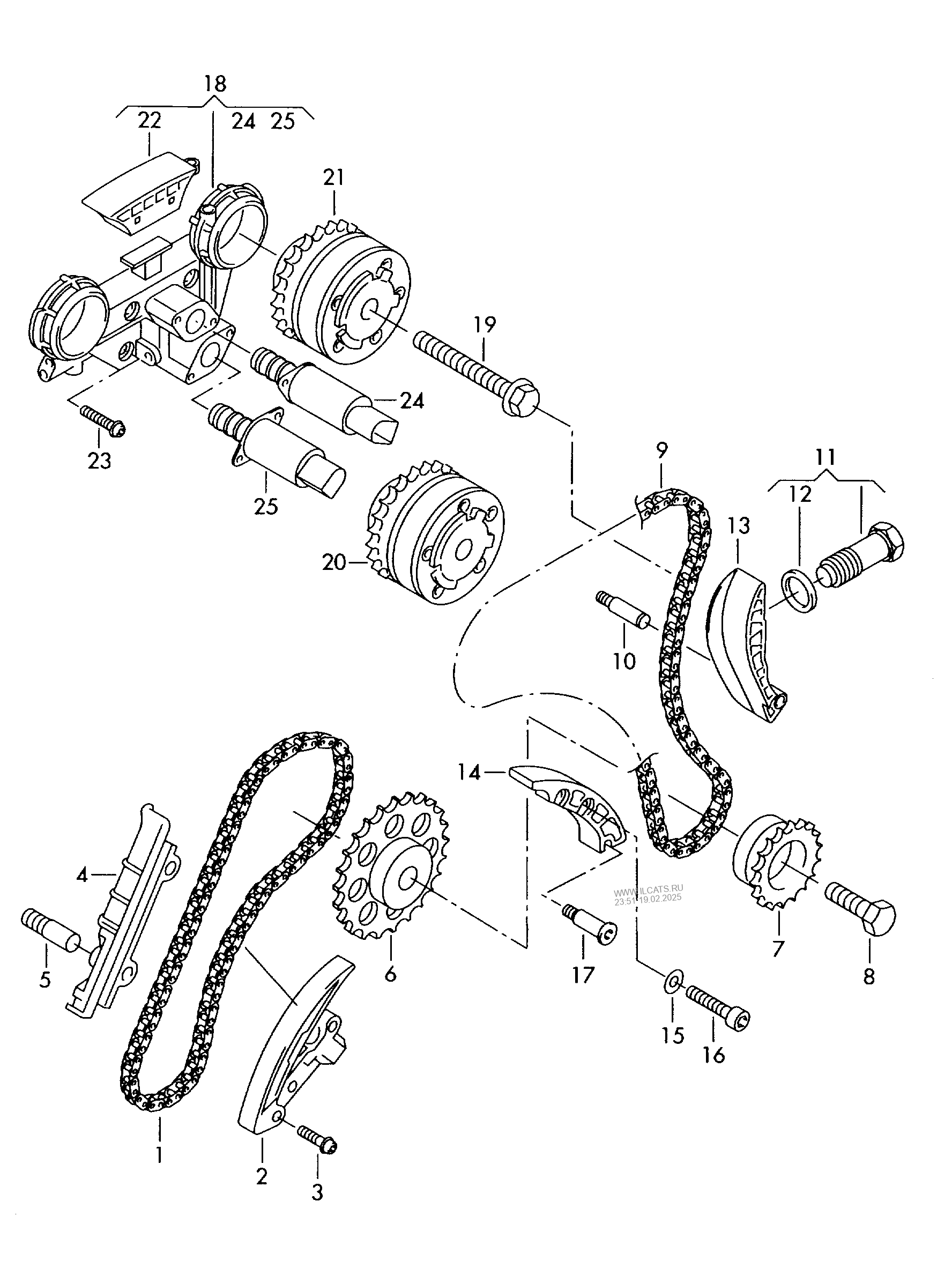 Timing Chain Slide Rail Vw Beetle