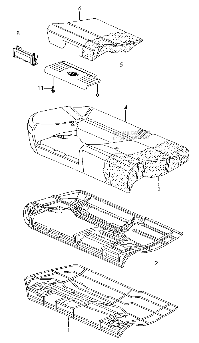 Корпус термостата. Термостат. Термовыключатель VW