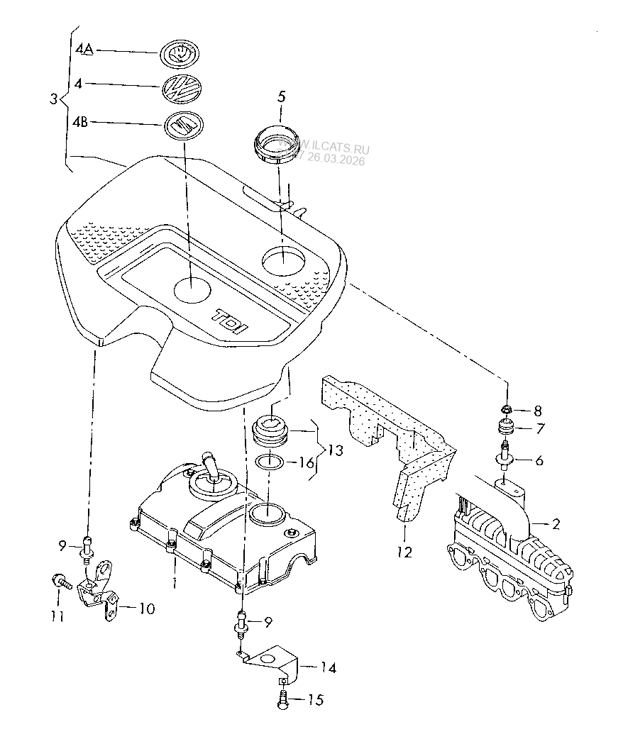 Стеклоомыватель VW