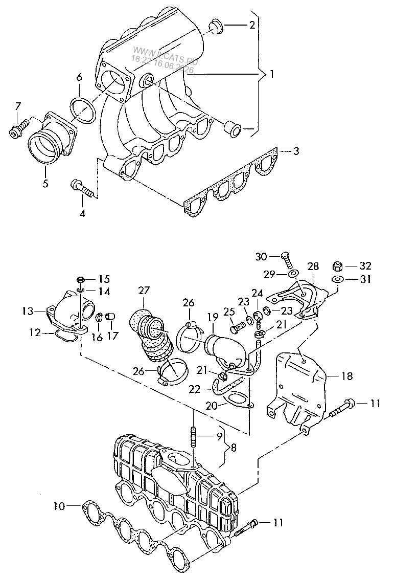 intake-connection-connector-union-vw