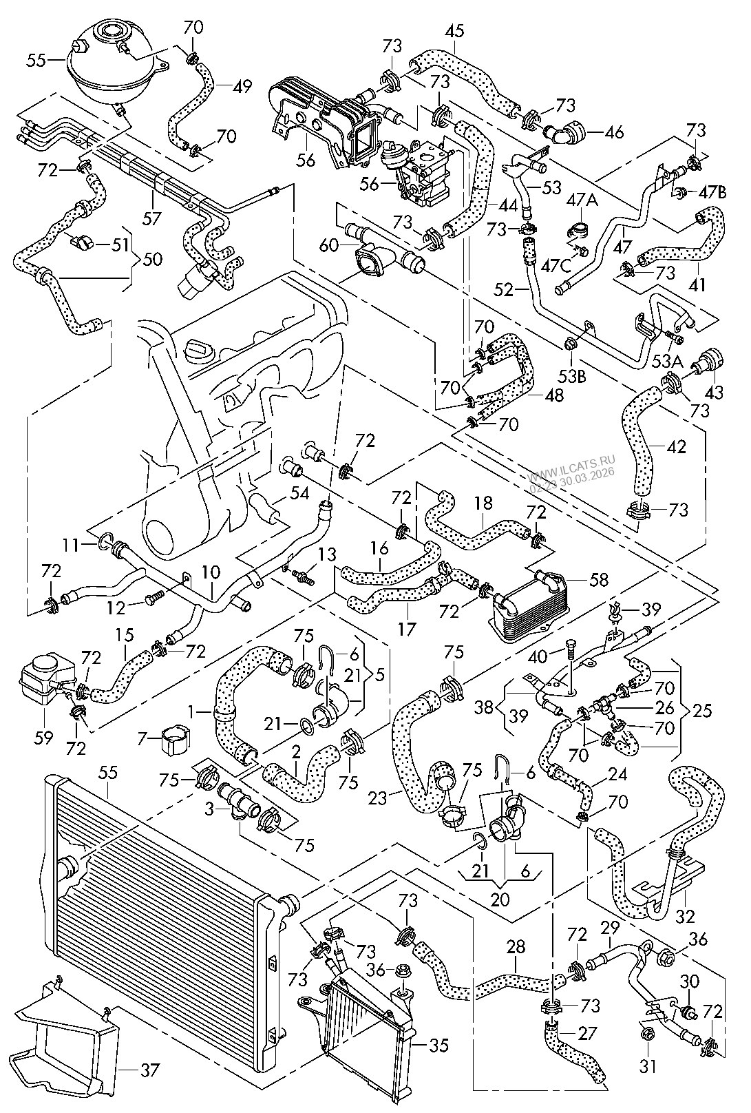 Выключатель света VW PASSAT