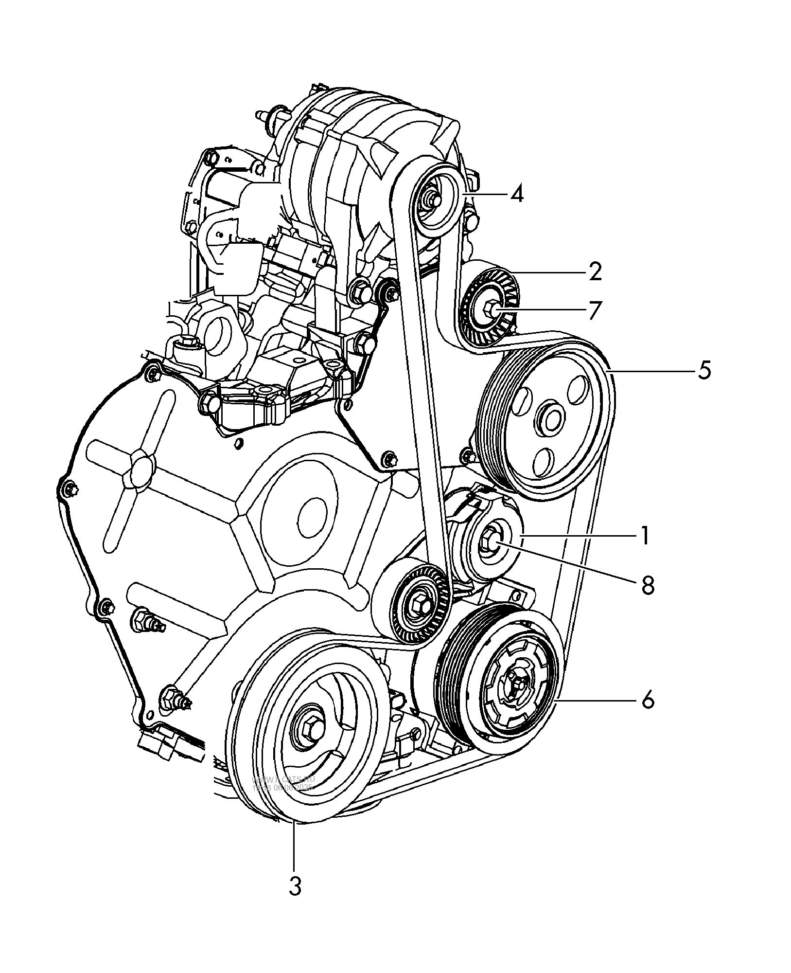 Замена обгонной муфты генератора. Разборка генератора. - Nissan Navara (2G), 2,5