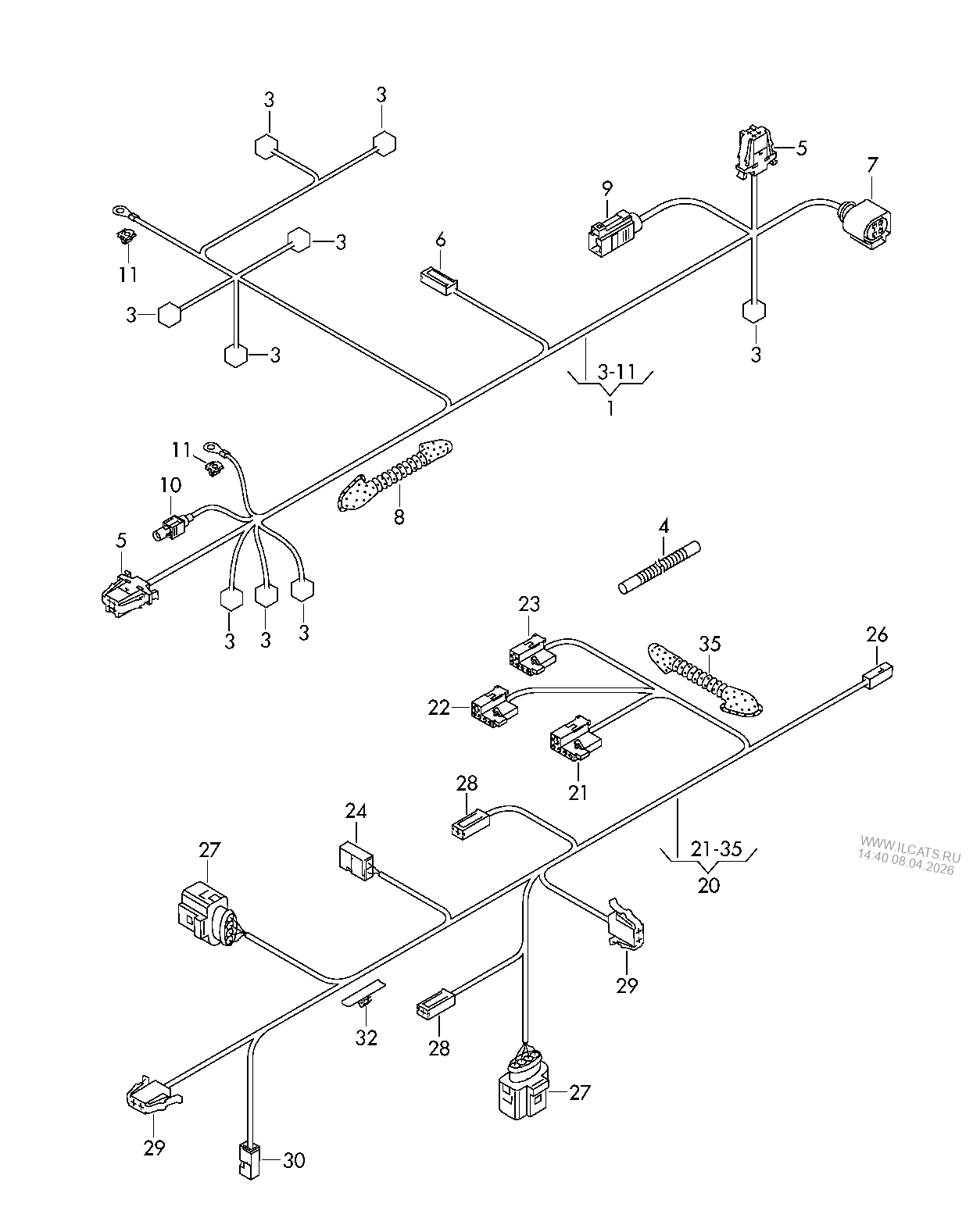 Антенна для крыши. для а/м с системой навигации VW GOLF