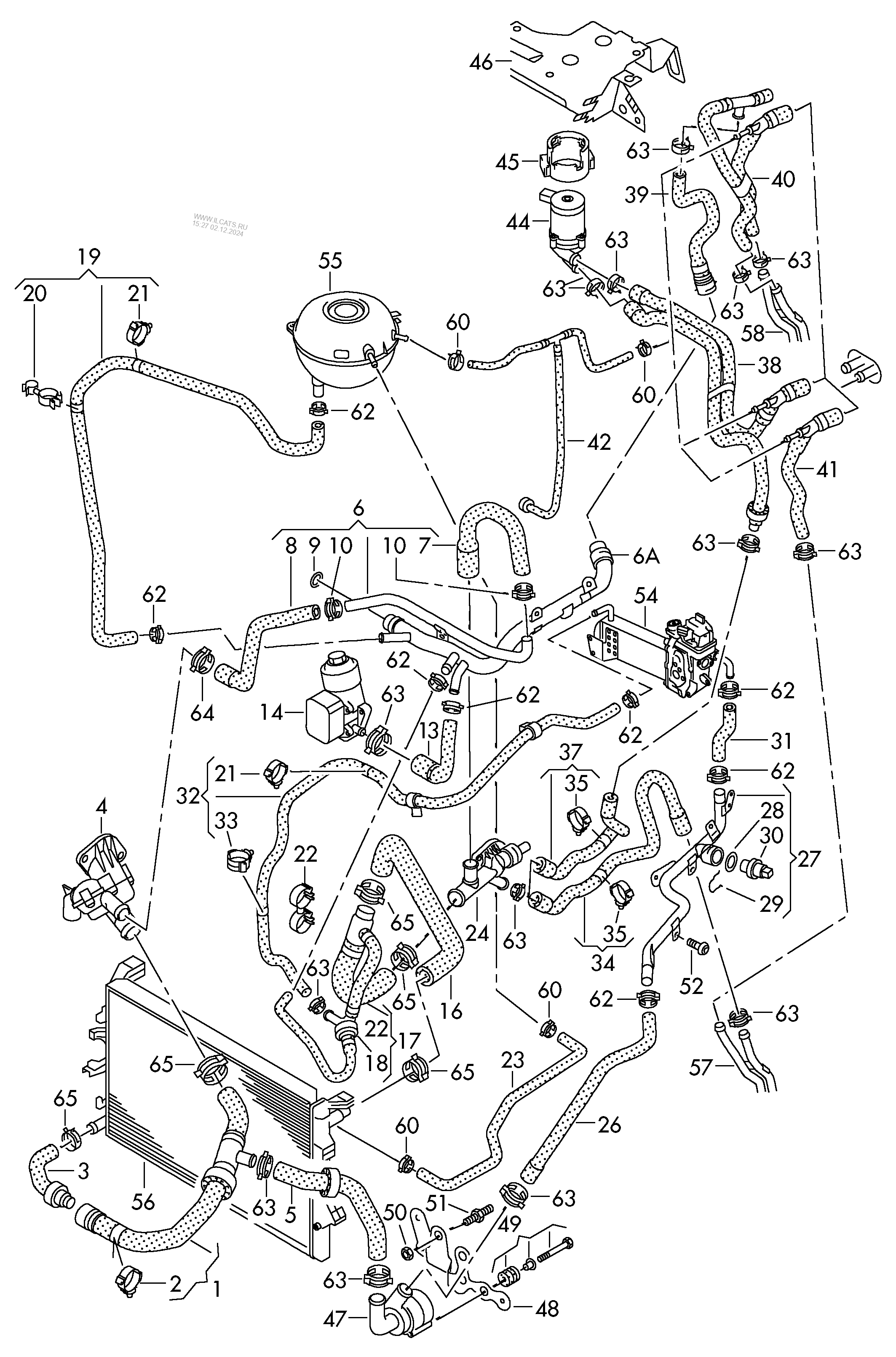 coolant-cooling-system-with-without-auxiliary-heater-vw