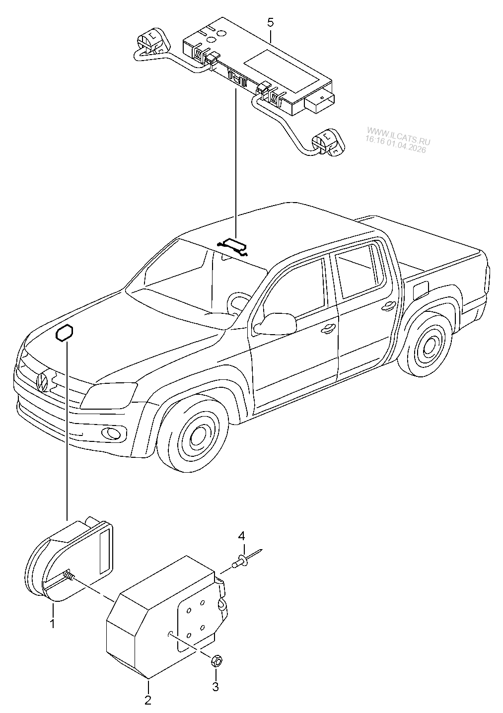 Возд. фильтр с сопутств. деталями. Воздухозаборная труба VW