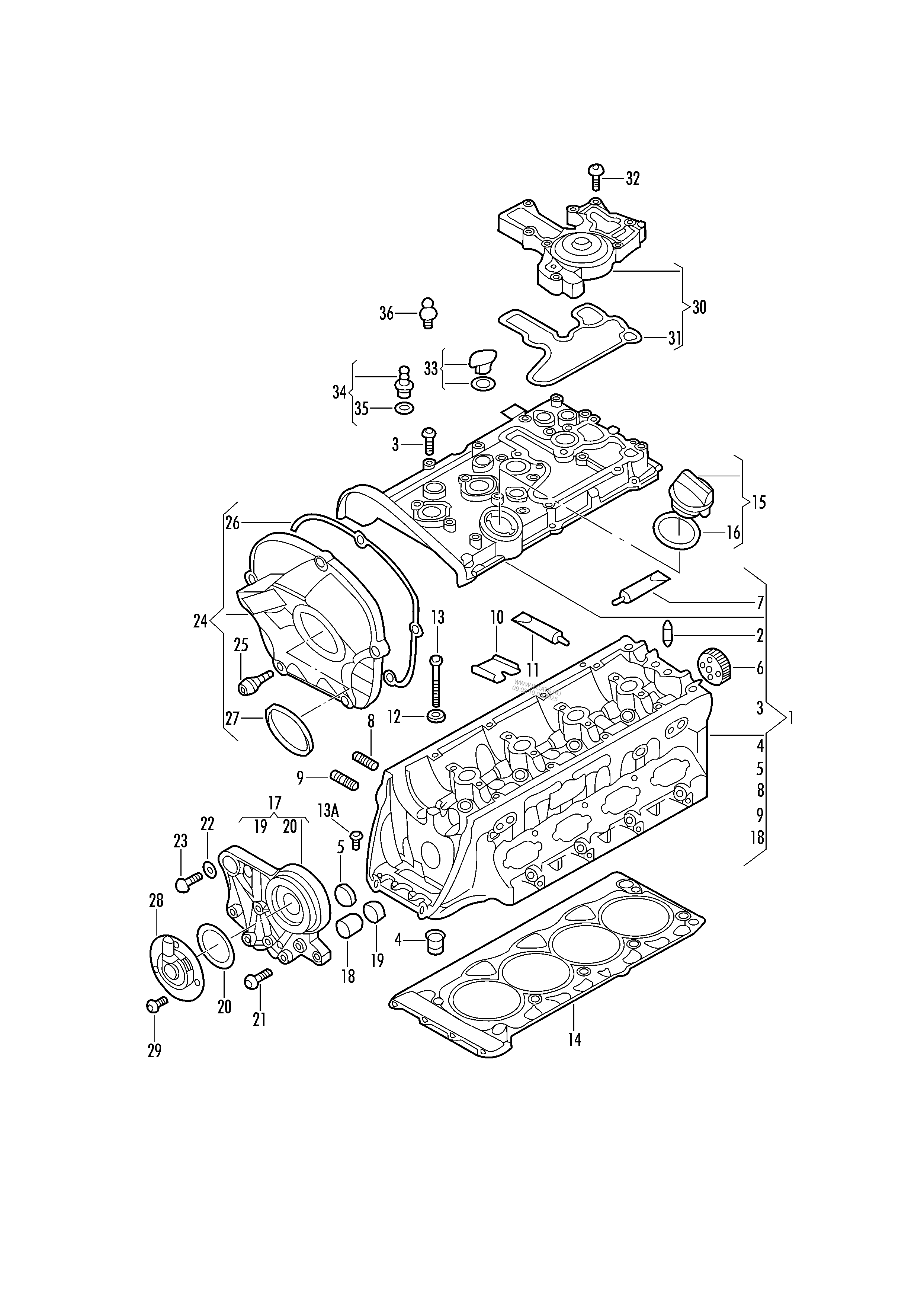 cylinder head VW