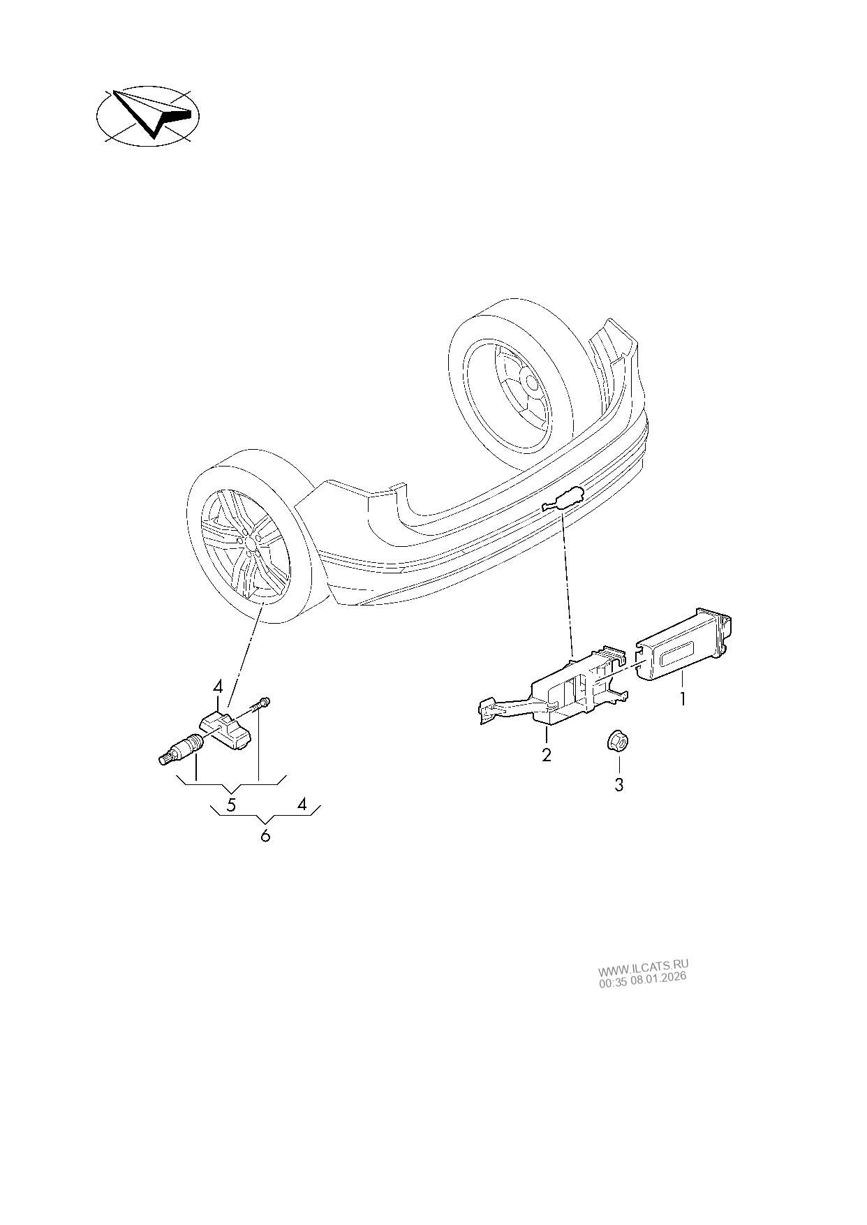 tyre pressure control system VW TOUAREG