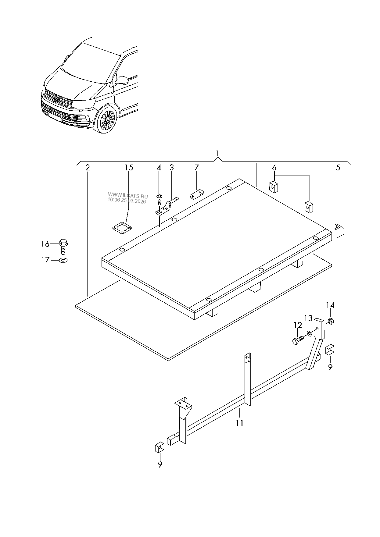 Решётка радиатора. ------------------------------ VW