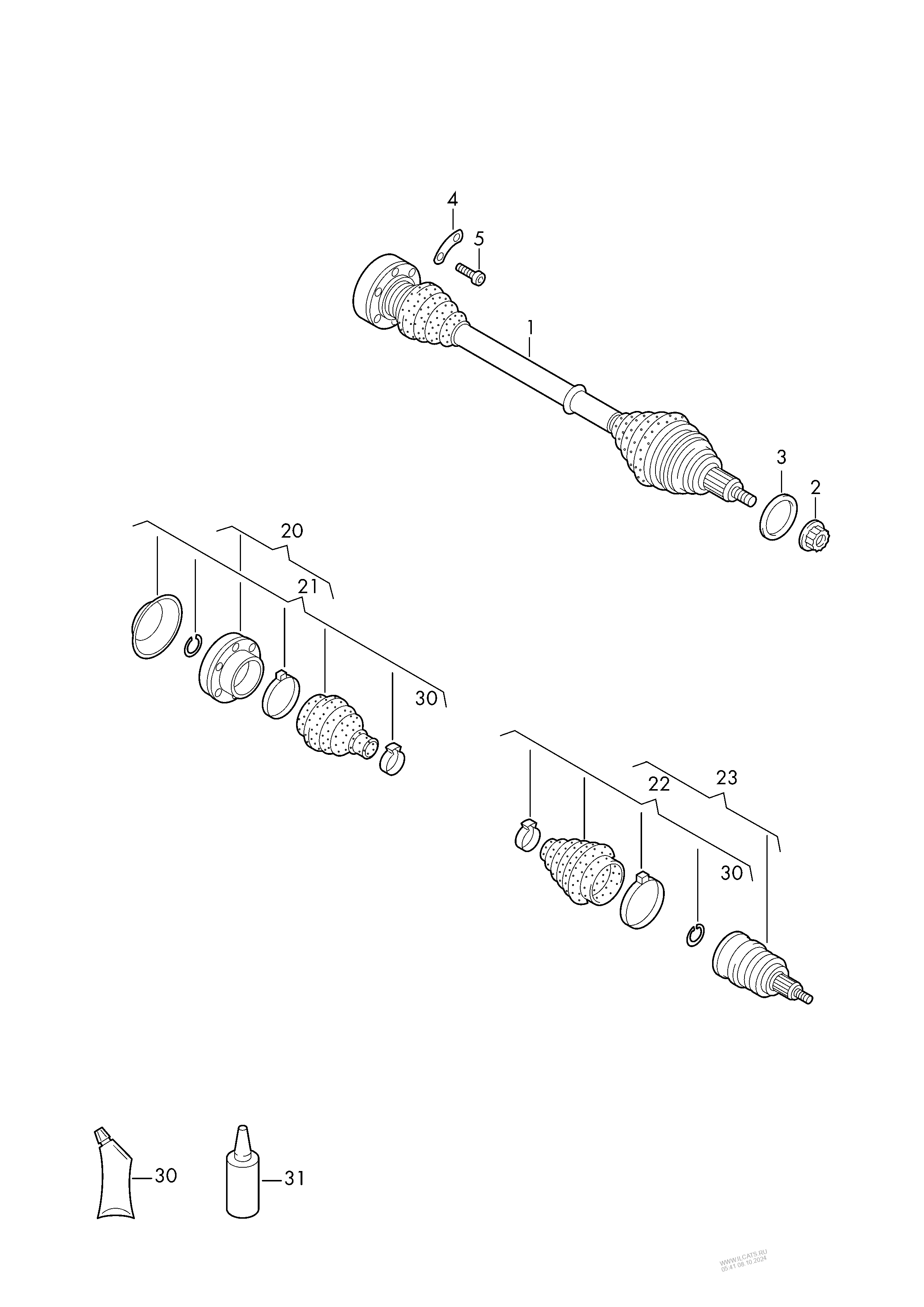 drive-shaft-for-7-speed-dual-clutch-gearbox-vw